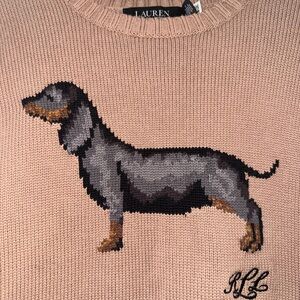 Ralph Lauren Dachshund sweater